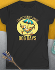 I Really Enjoy Those Dog Days, Women's T-Shirt-, a fun and stylish design for dog lovers from Dog Gang