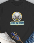 Allright Come And Get It, Volume 3, Women's T-Shirt-Black. A perfect gift for dog lovers and dog owners. Design by Dog Gang