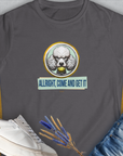 Allright Come And Get It, Volume 3, Women's T-Shirt-Charcoal. A dog-themed Design from Dog Gang
