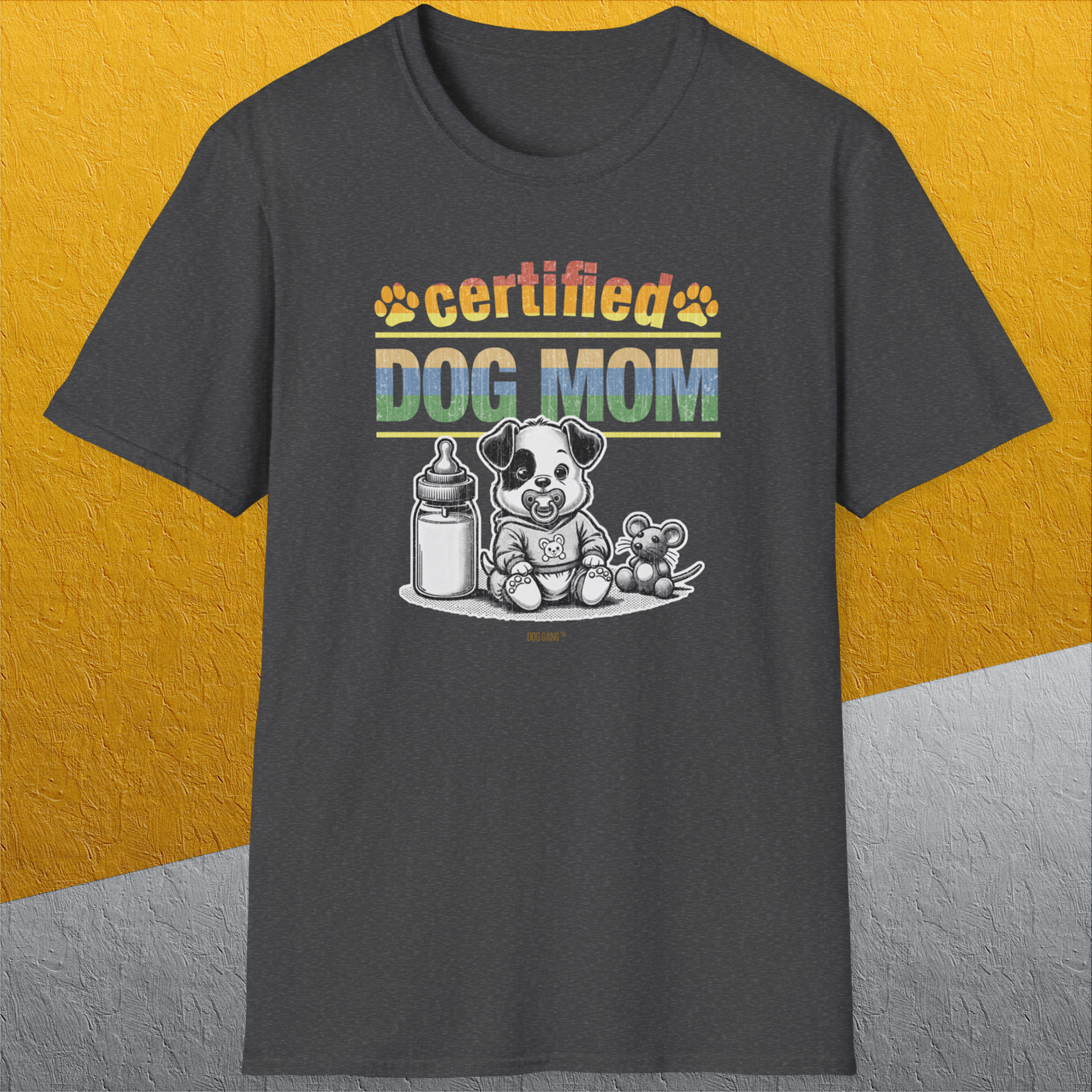 Dog Mom Series, Volume 1, Unisex T-Shirt-. A dog-themed Design from Dog Gang
