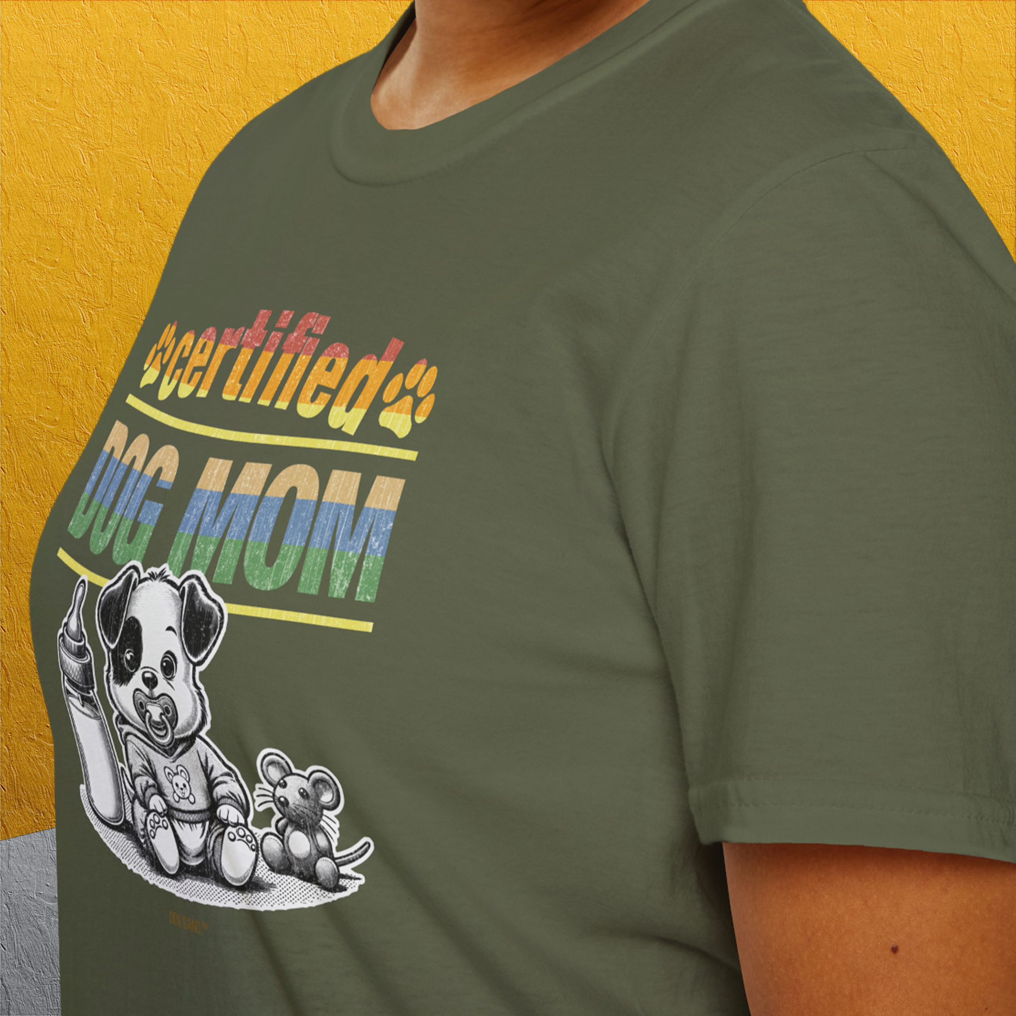 Dog Mom Series, Volume 1, Unisex T-Shirt-, Design by Dog Gang