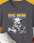 Dog Mom Series, Volume 2, Unisex T-Shirt-Charcoal, Design by Dog Gang