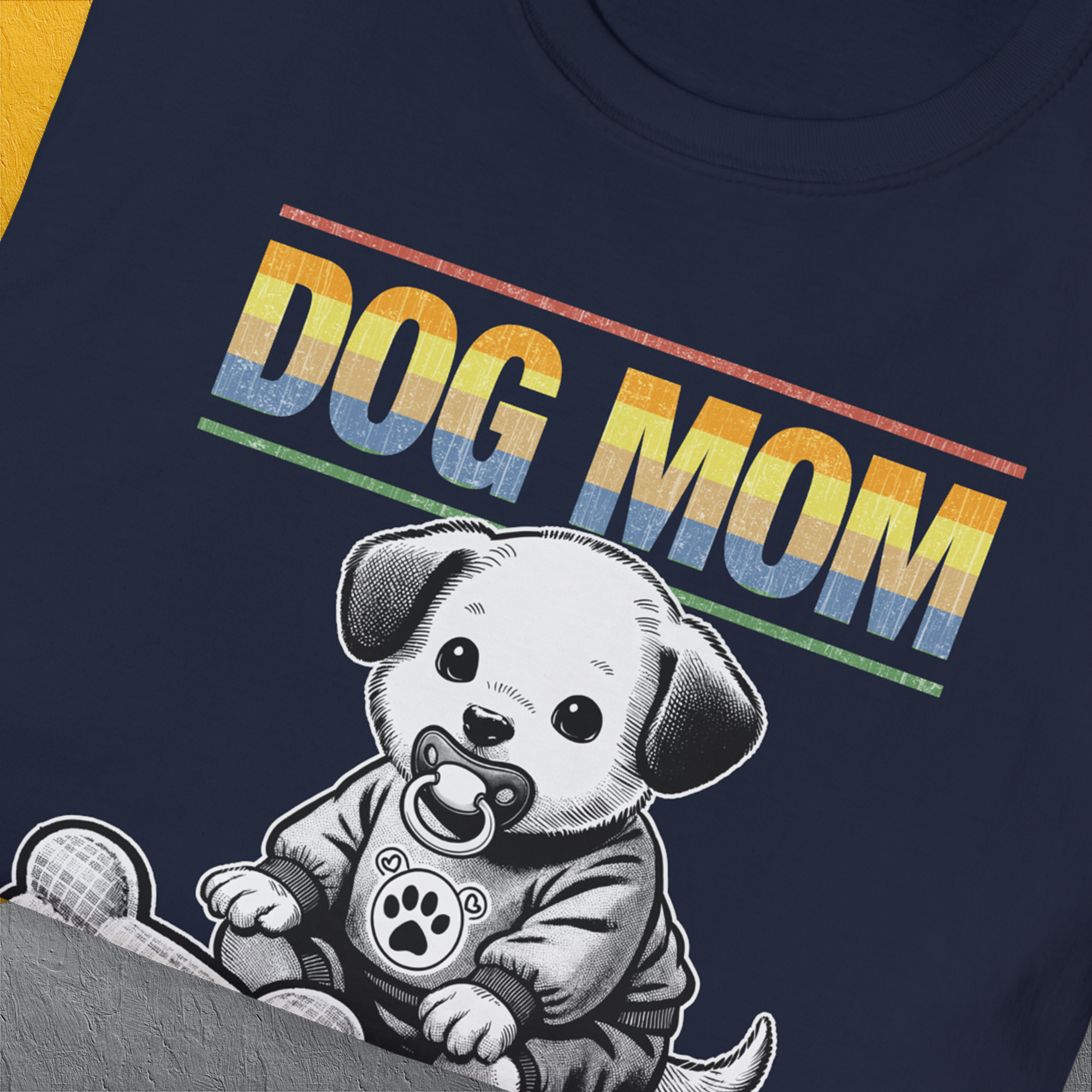 Dog Mom Series, Volume 2, Unisex T-Shirt-. For dog lovers and dog owners. Design by Dog Gang