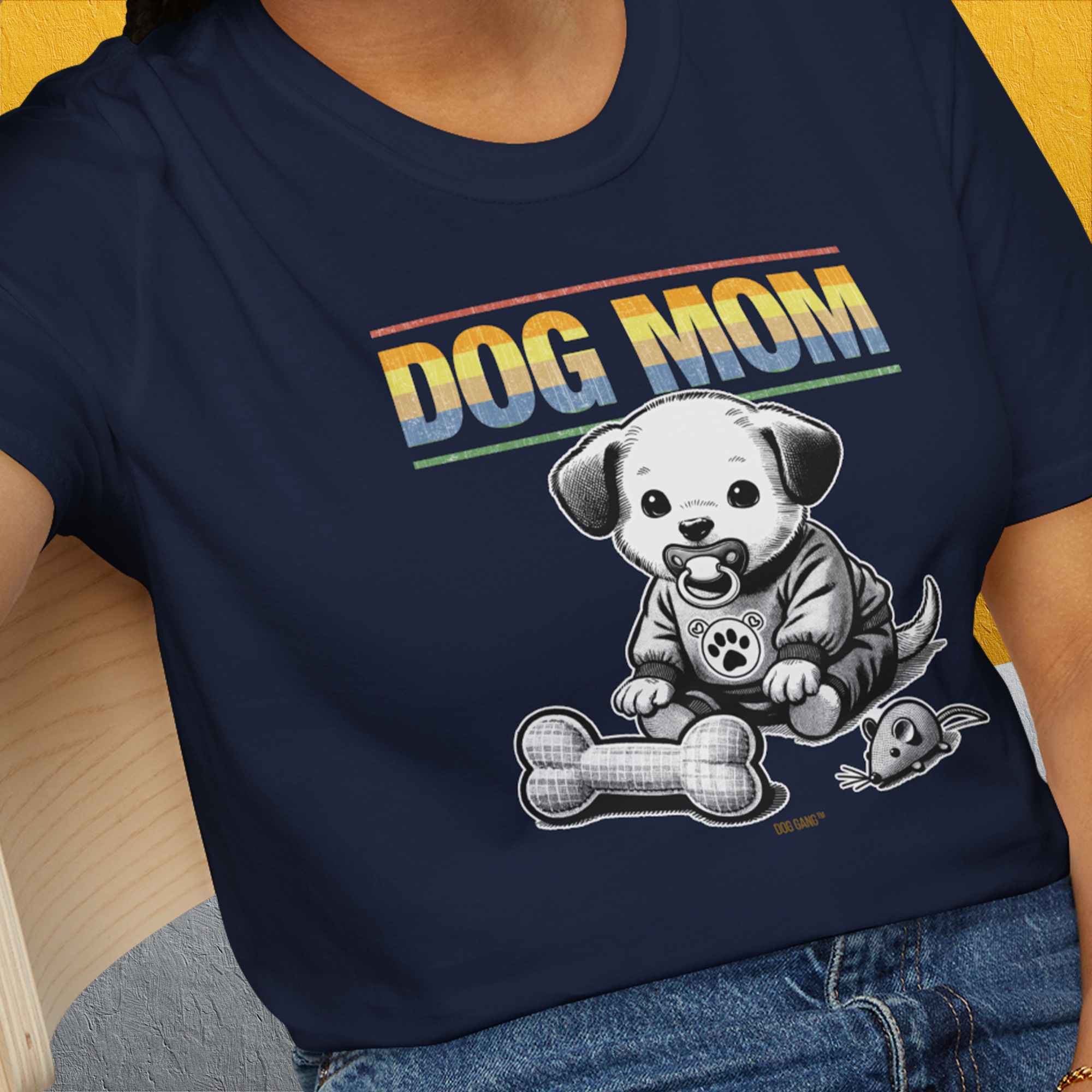 Dog Mom Series, Volume 2, Unisex T-Shirt-, a fun and stylish design for dog lovers from Dog Gang