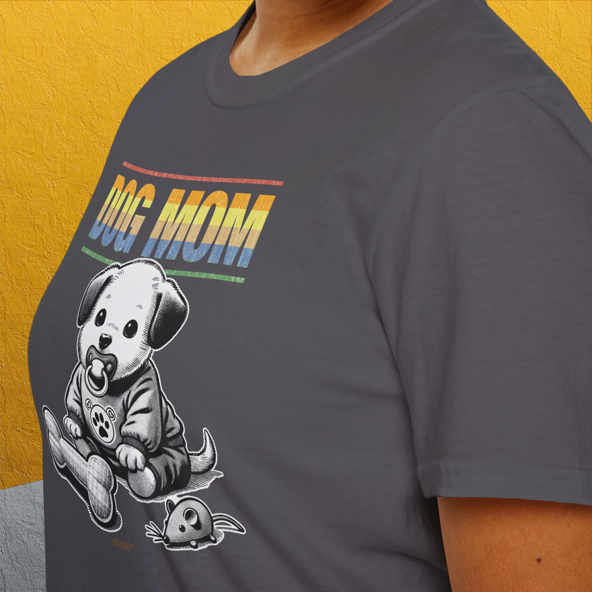 Dog Mom Series, Volume 2, Unisex T-Shirt-, Design by Dog Gang