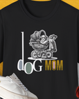 Dog Mom Series, Volume 5, Unisex T-Shirt-Black, Design by Dog Gang
