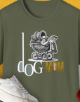 Dog Mom Series, Volume 5, Unisex T-Shirt-Military Green, Design by Dog Gang