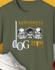 Dog Mom Series, Volume 6, Unisex T-Shirt-Military Green, Design by Dog Gang
