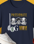 Dog Mom Series, Volume 6, Unisex T-Shirt-Navy, Design by Dog Gang
