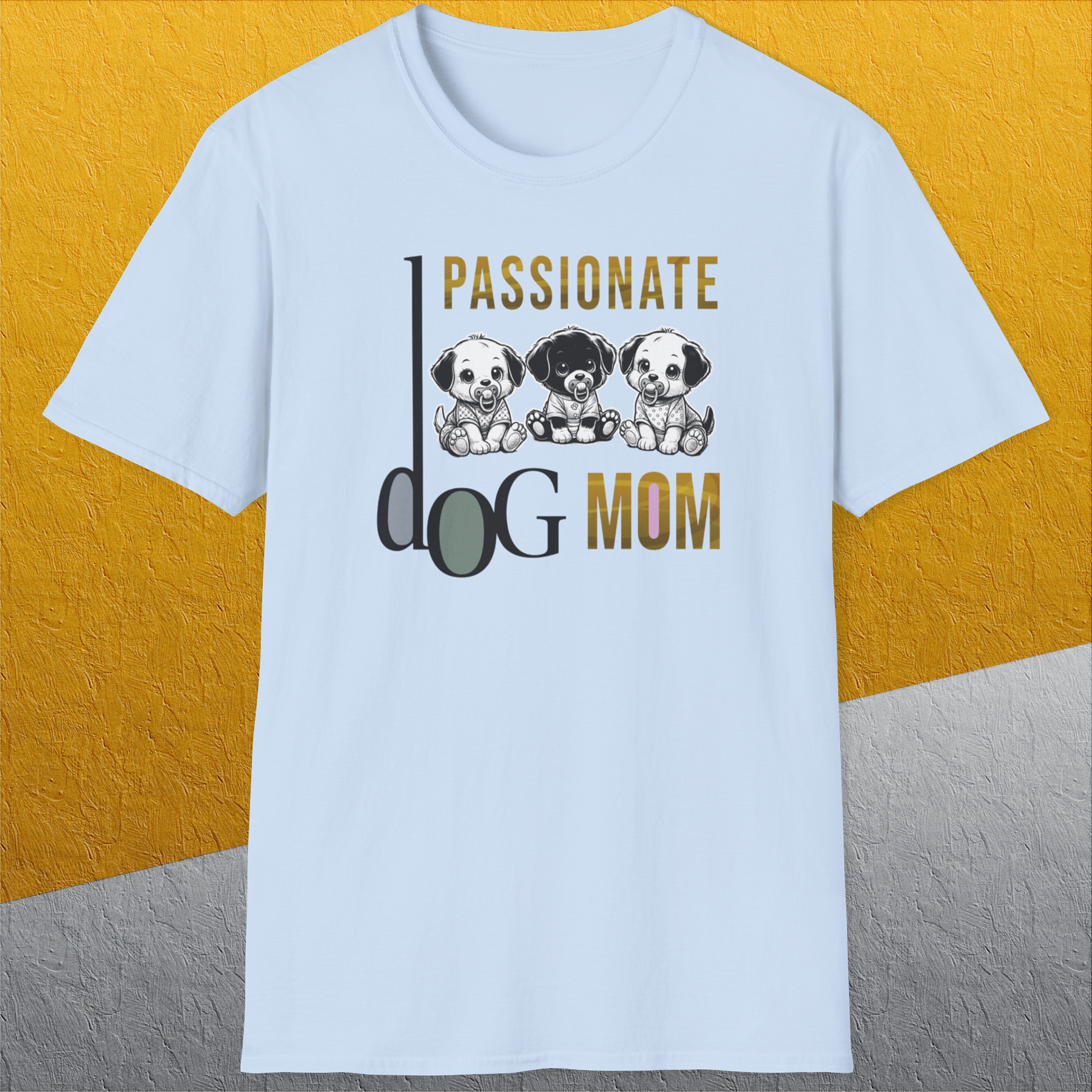 Dog Mom Series, Volume 6, Unisex T-Shirt-. A dog-themed Design from Dog Gang