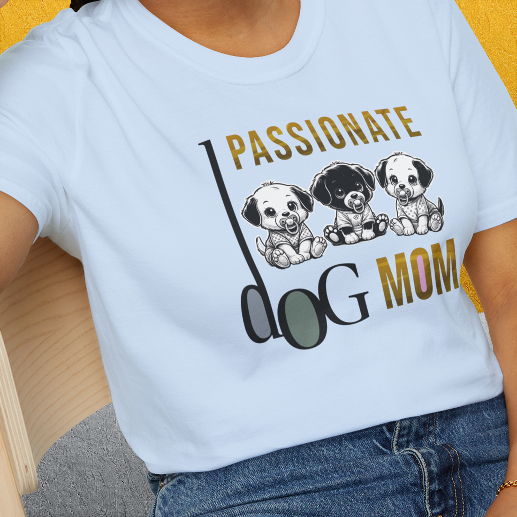 Dog Mom Series, Volume 6, Unisex T-Shirt-, a fun and stylish design for dog lovers from Dog Gang