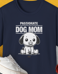 Dog Mom Series, Volume 7, Unisex T-Shirt-Navy, Design by Dog Gang