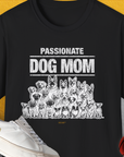 Dog Mom Series, Volume 8, Unisex T-Shirt-Black, Design by Dog Gang
