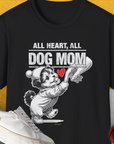 Dog Mom Series, Volume 9, Unisex T-Shirt-Black, Design by Dog Gang