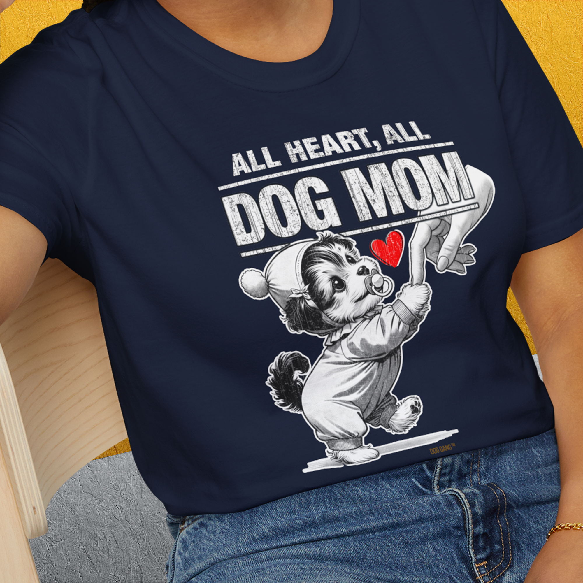 Dog Mom Series, Volume 9, Unisex T-Shirt-, a fun and stylish design for dog lovers from Dog Gang