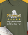 Dog Mom Series, Volume 10, Unisex T-Shirt-Military Green, Design by Dog Gang