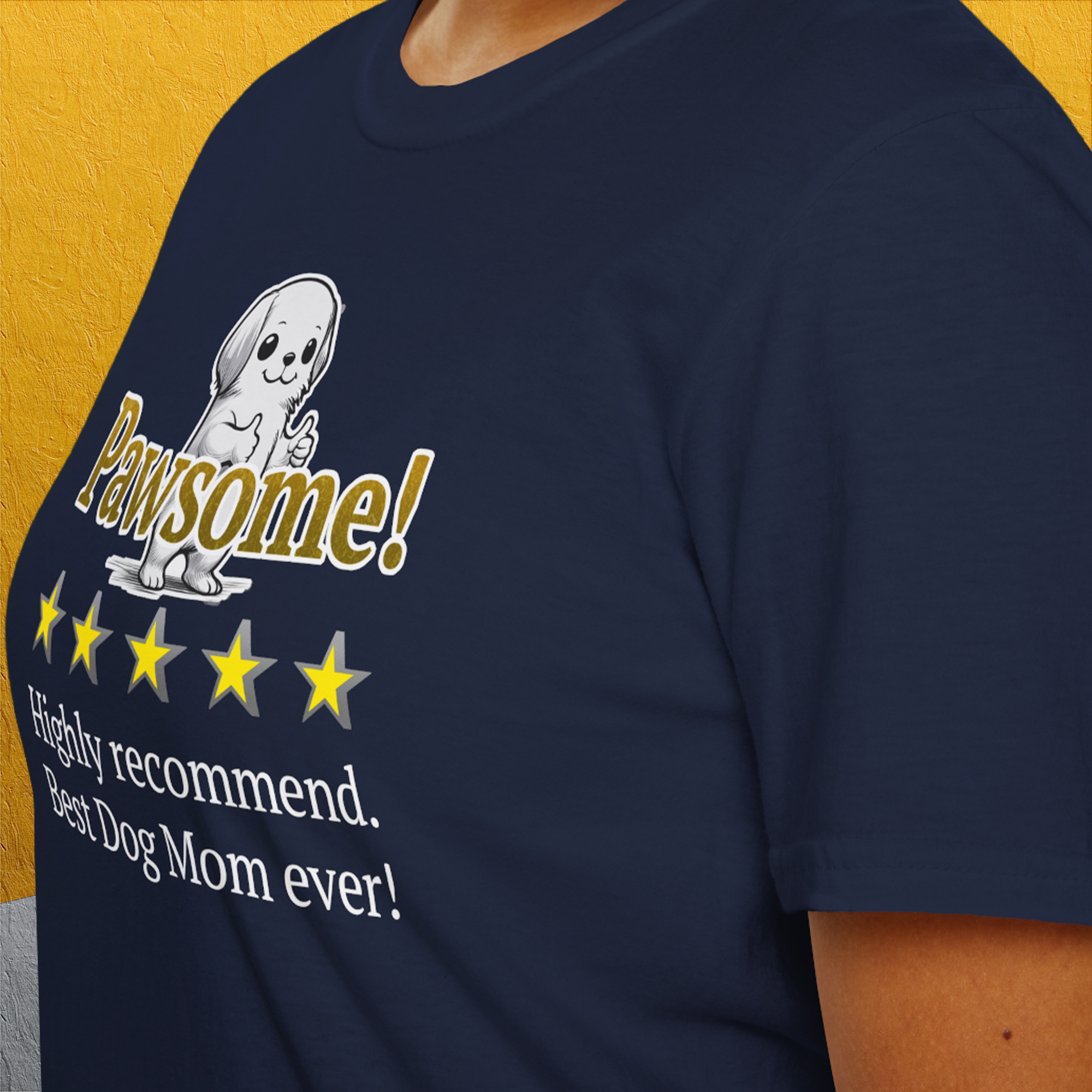 Dog Mom Series, Volume 10, Unisex T-Shirt-, Design by Dog Gang