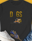 DOGS Series (D-GS), Volume 1, Women's T-Shirt-Black. A perfect gift for dog lovers and dog owners. Design by Dog Gang