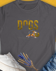 DOGS Series (D-GS), Volume 2, Women's T-Shirt-Charcoal. A dog-themed Design from Dog Gang