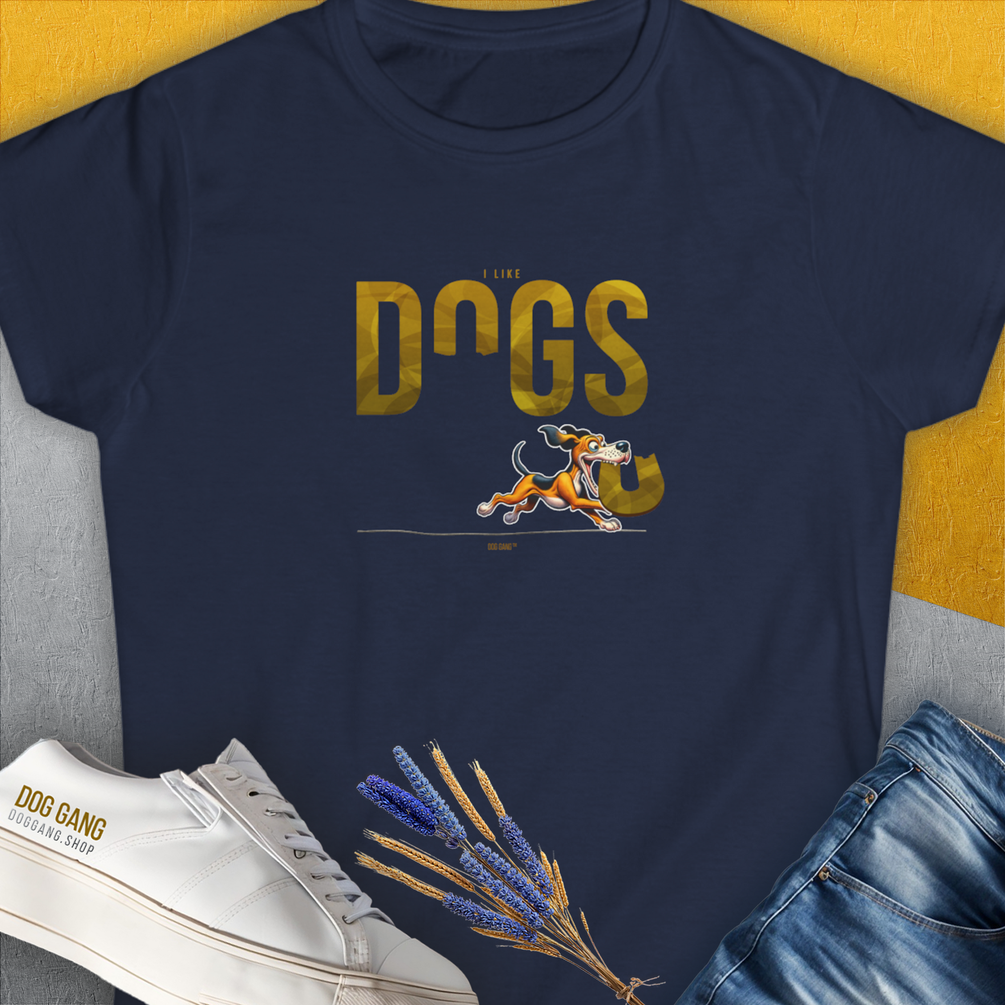 DOGS Series (D-GS), Volume 2, Women's T-Shirt-Black, a cool and stylish design with a funny saying from Dog Gang