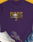 DOGS Series (D-GS), Volume 3, Women's T-Shirt-Purple, a cool and stylish design with a funny saying from Dog Gang