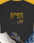 DOGS Series (D-GS), Volume 4, Women's T-Shirt-Black. A perfect gift for dog lovers and dog owners. Design by Dog Gang