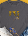 DOGS Series (D-GS), Volume 4, Women's T-Shirt-Charcoal. A dog-themed Design from Dog Gang