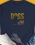 DOGS Series (D-GS), Volume 4, Women's T-Shirt-Navy, a cool and stylish design with a funny saying from Dog Gang