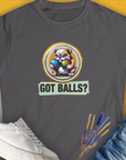Got Balls? Volume 2, Women's T-Shirt-Charcoal. A dog-themed Design from Dog Gang