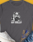 Got Balls? Volume 3, Women's T-Shirt-Charcoal. A dog-themed Design from Dog Gang