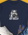 Got Balls? Volume 3, Women's T-Shirt-Navy, a cool and stylish design with a funny saying from Dog Gang