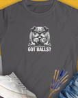Got Balls? Volume 4, Women's T-Shirt-Charcoal. A dog-themed Design from Dog Gang