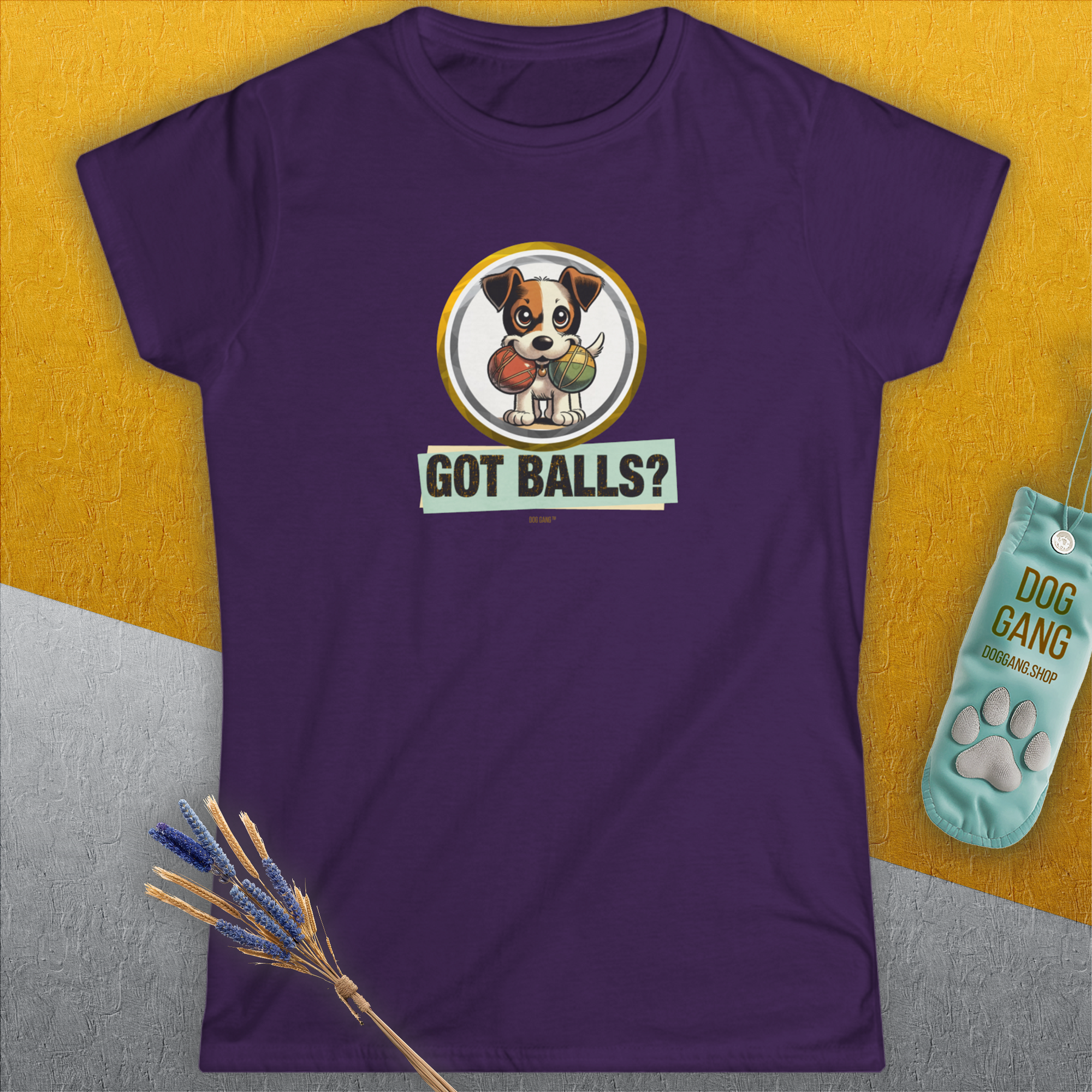 Got Balls? Volume 5, Women's T-Shirt-, a fun and stylish design for dog lovers from Dog Gang