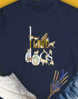 I Love Dogs - Series I, Volume 1, Women's T-Shirt-Navy, a cool and stylish design with a funny saying from Dog Gang