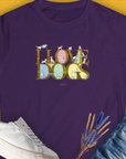 I Love Dogs - Series I, Volume 10, Women's T-Shirt-Purple, a cool and stylish design with a funny saying from Dog Gang