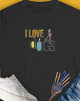 I Love Dogs - Series I, Volume 2, Women's T-Shirt-Black. A perfect gift for dog lovers and dog owners. Design by Dog Gang