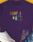 I Love Dogs - Series I, Volume 2, Women's T-Shirt-Purple, a cool and stylish design with a funny saying from Dog Gang