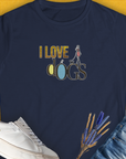 I Love Dogs - Series I, Volume 2, Women's T-Shirt-Navy. A dog-themed Design from Dog Gang