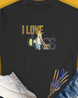 I Love Dogs - Series I, Volume 3, Women's T-Shirt-Black. A perfect gift for dog lovers and dog owners. Design by Dog Gang