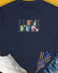 I Love Dogs - Series I, Volume 5, Women's T-Shirt-Navy, a cool and stylish design with a funny saying from Dog Gang