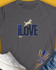 I Love Dogs - Series I, Volume 7, Women's T-Shirt-Charcoal. A dog-themed Design from Dog Gang