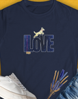 I Love Dogs - Series I, Volume 7, Women's T-Shirt-Navy, a cool and stylish design with a funny saying from Dog Gang