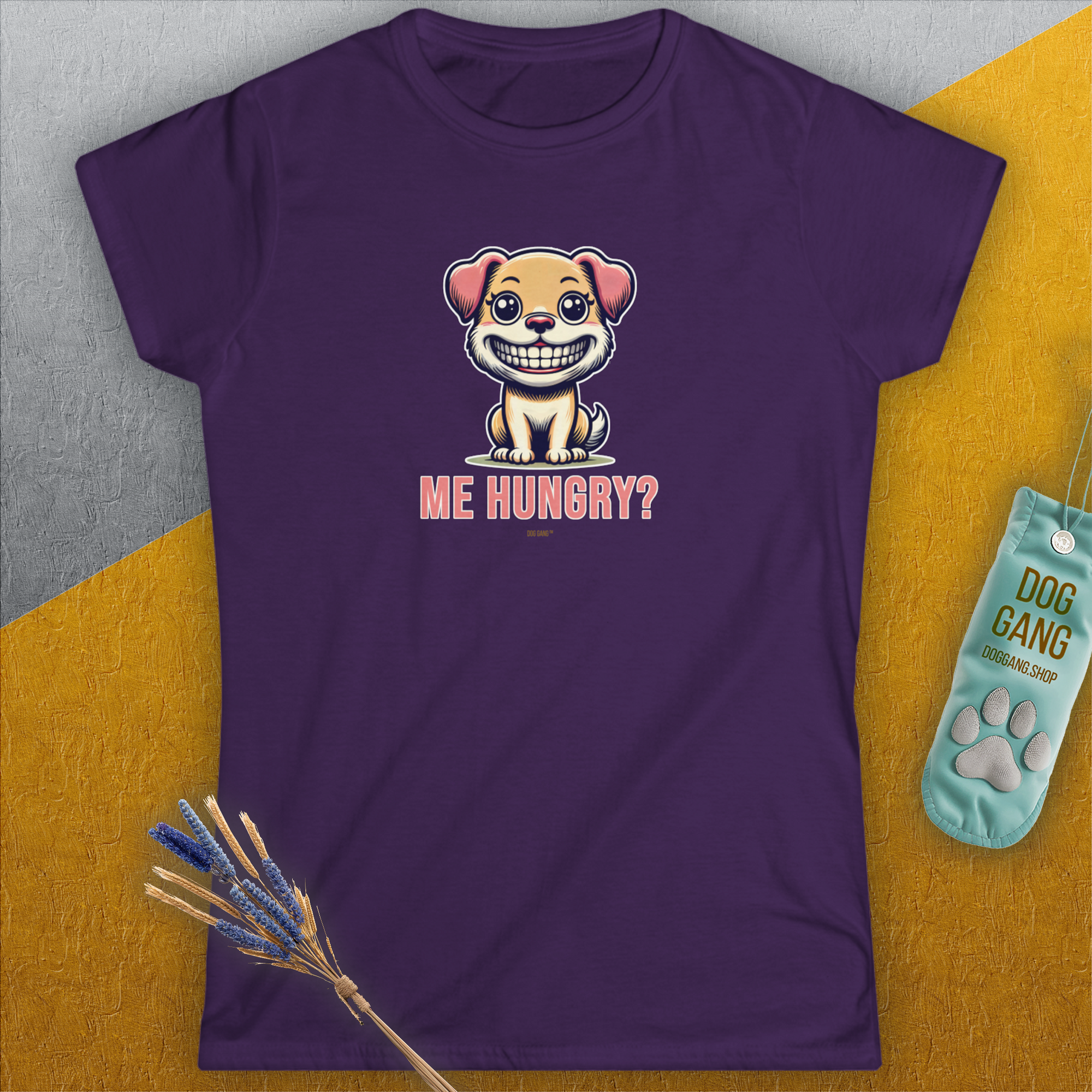Me Hungry? Volume 1, Women's T-Shirt-, a fun and stylish design for dog lovers from Dog Gang