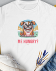 Me Hungry? Volume 3, Women's T-Shirt-White. For dog lovers and dog owners. Design by Dog Gang
