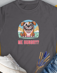 Me Hungry? Volume 3, Women's T-Shirt-Charcoal. A dog-themed Design from Dog Gang
