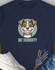 Me Hungry? Volume 4, Women's T-Shirt-Navy. A dog-themed Design from Dog Gang