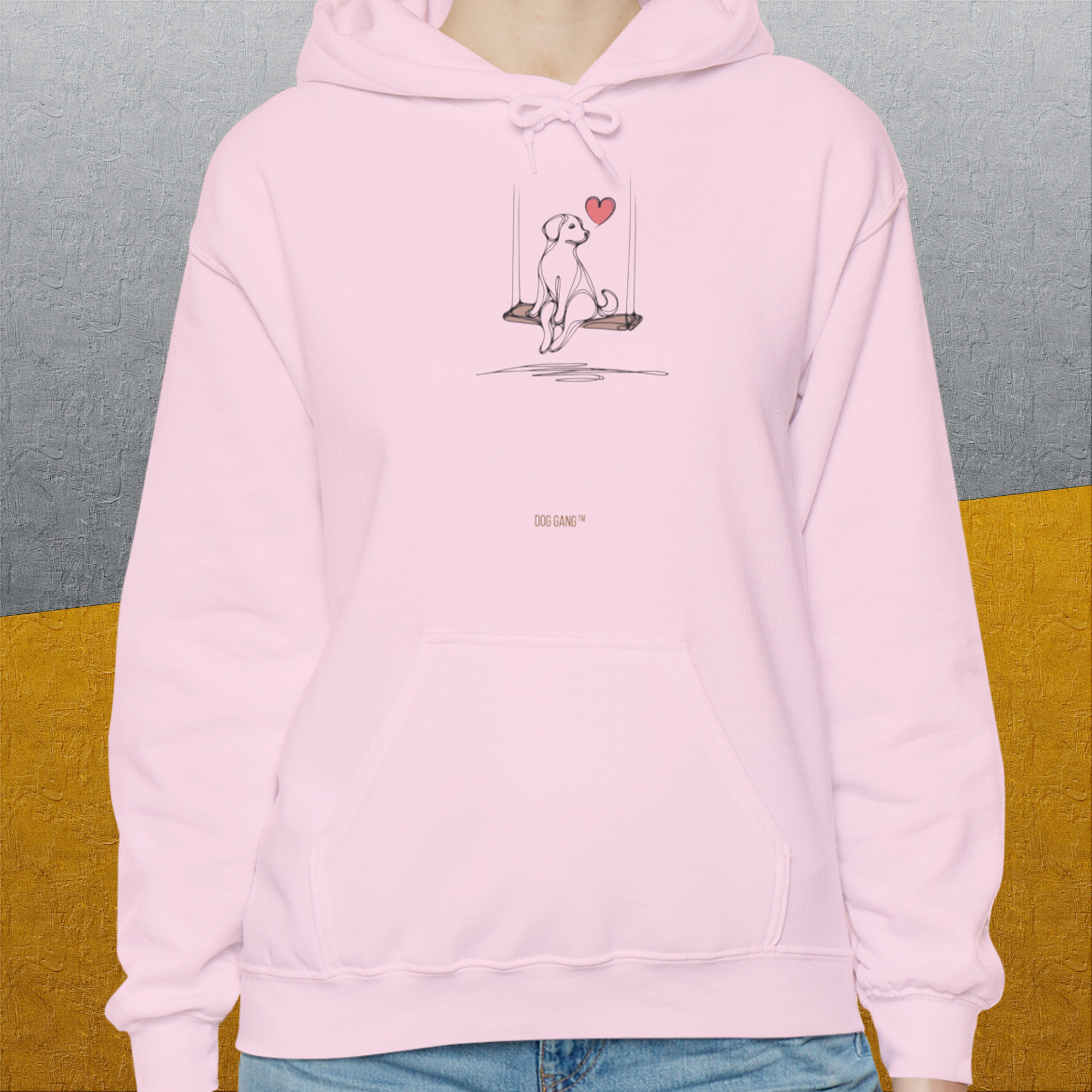 The Dog Gang Minimalistic Series I, Volume 1, Unisex Hoodie-a minimalistic Shirtdesign by Dog Gang of Switzerland