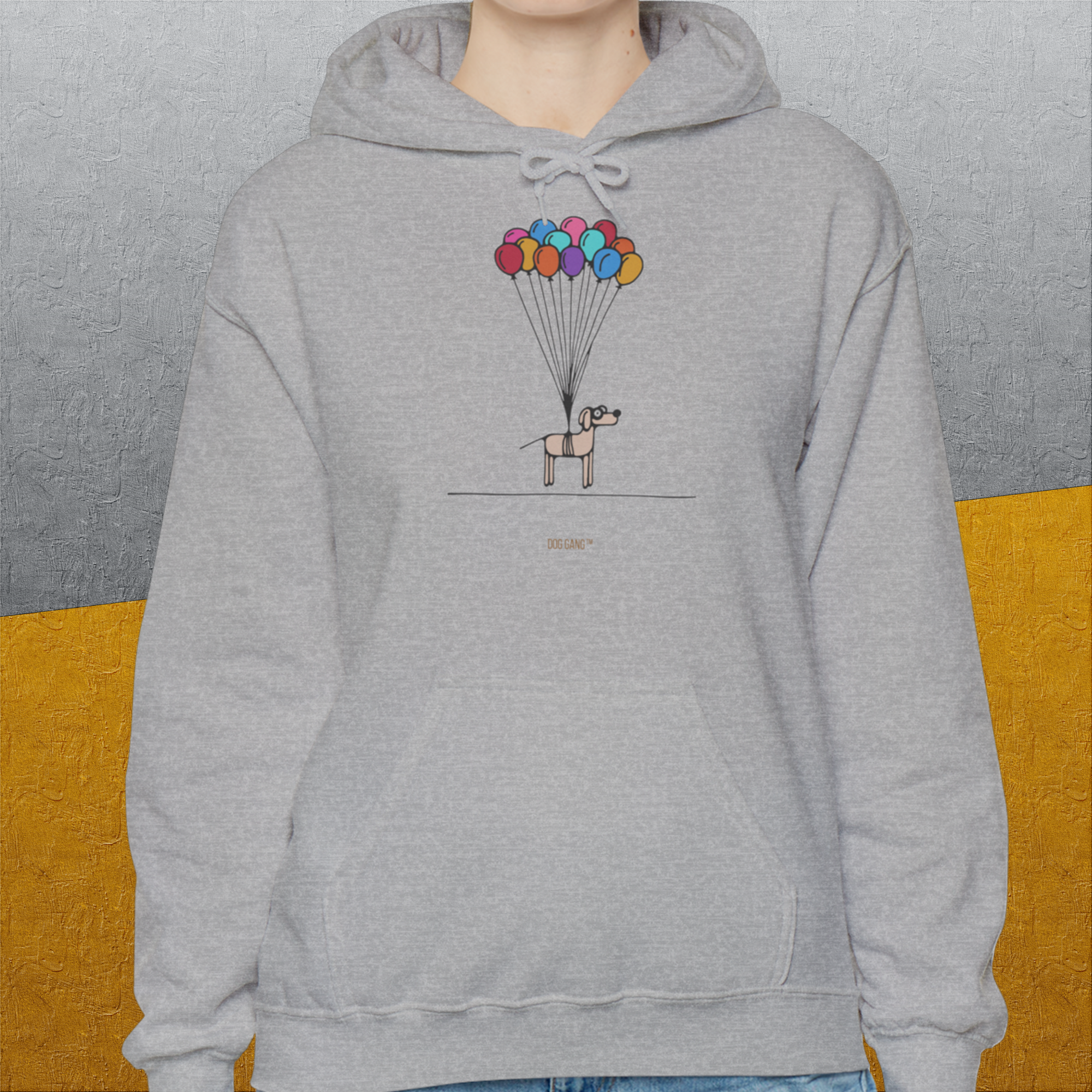 The Dog Gang Minimalistic Series I, Volume 2, Unisex Hoodie-, a cool and stylish design with a funny saying from Dog Gang