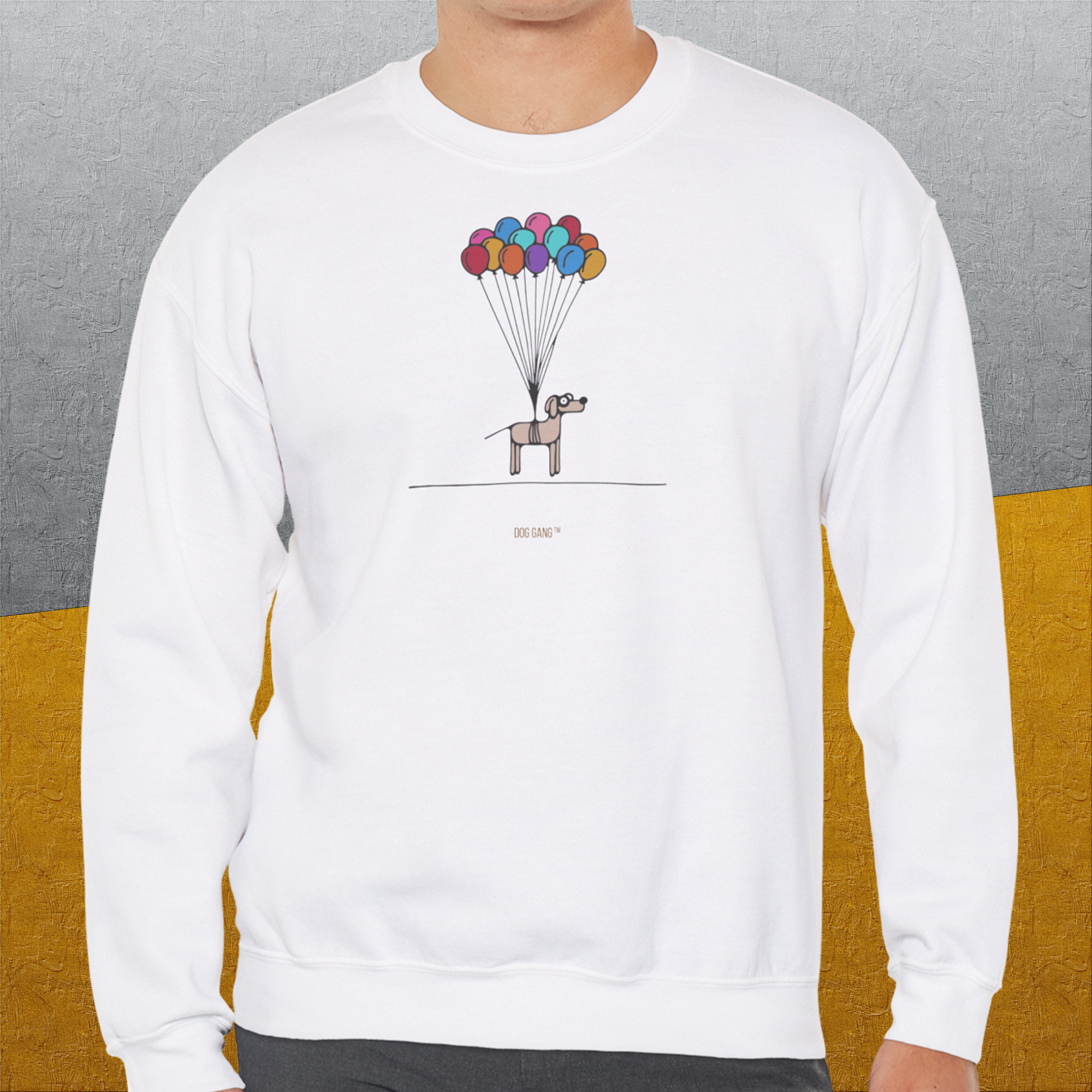 The Dog Gang Minimalistic Series I, Volume 2, Unisex Sweatshirt-. A dog-themed Design from Dog Gang