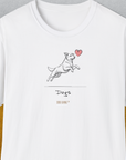 The Dog Gang Minimalistic Series I, Volume 3, Unisex T-Shirt-White-Design made by Dog Gang